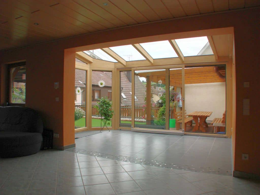 Innenansicht Wintergarten Rutesheim