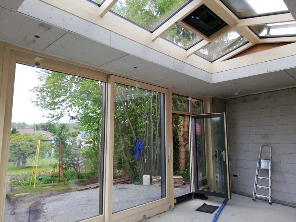 Innenausbau am Wintergarten