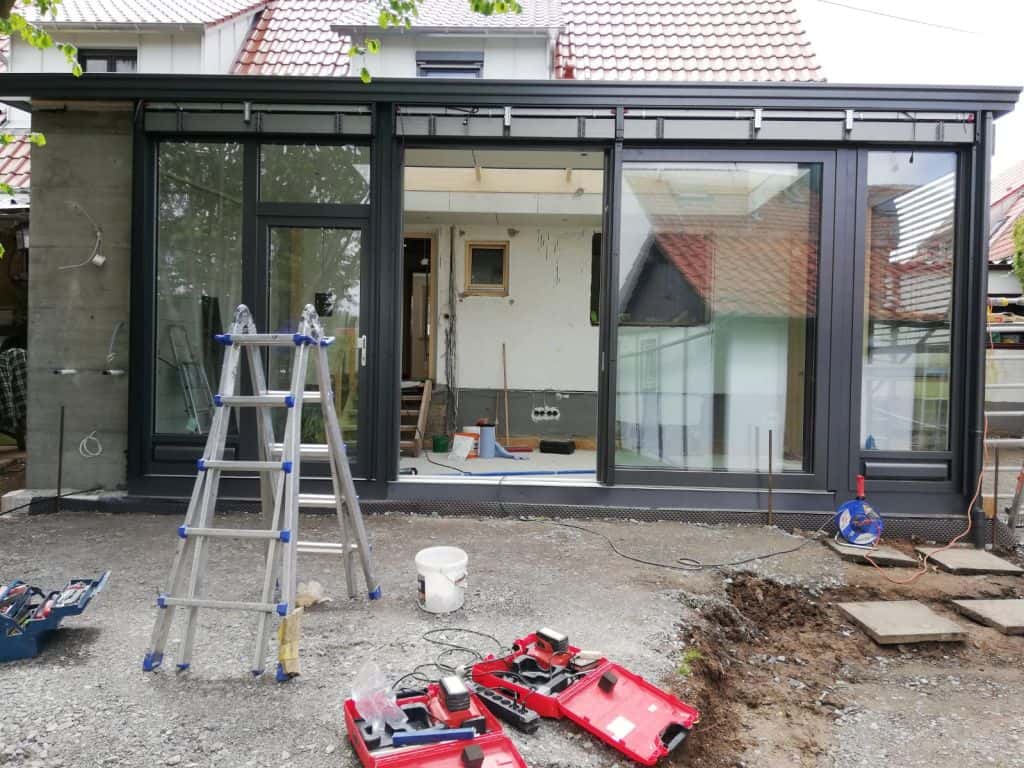 Montage der Jalousien