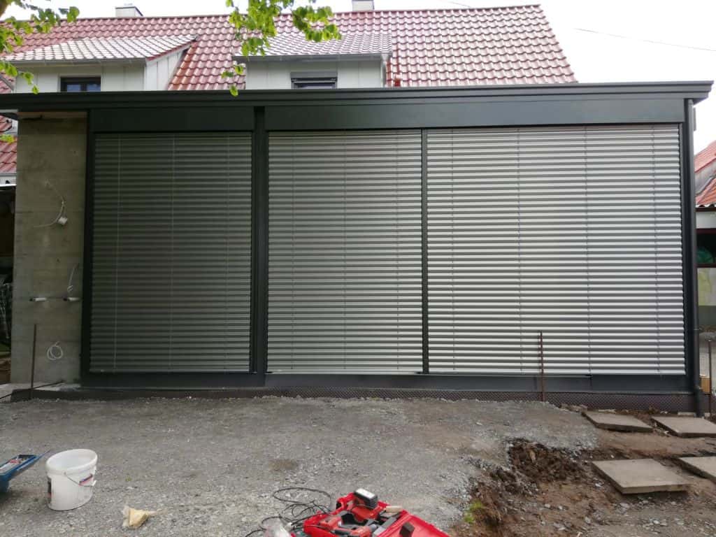 Montage der Jalousien