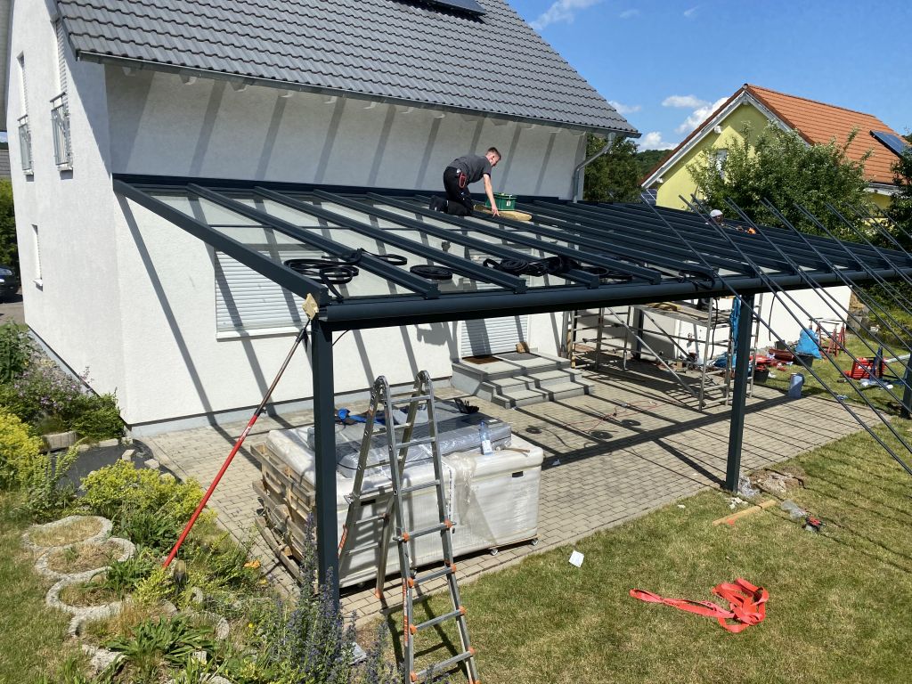 Terrassendach in Ludwigsburg