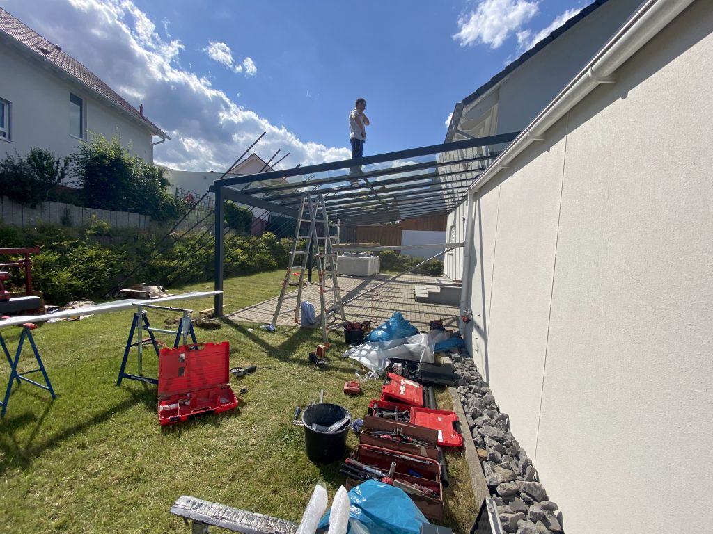 Terrassendach in Ludwigsburg