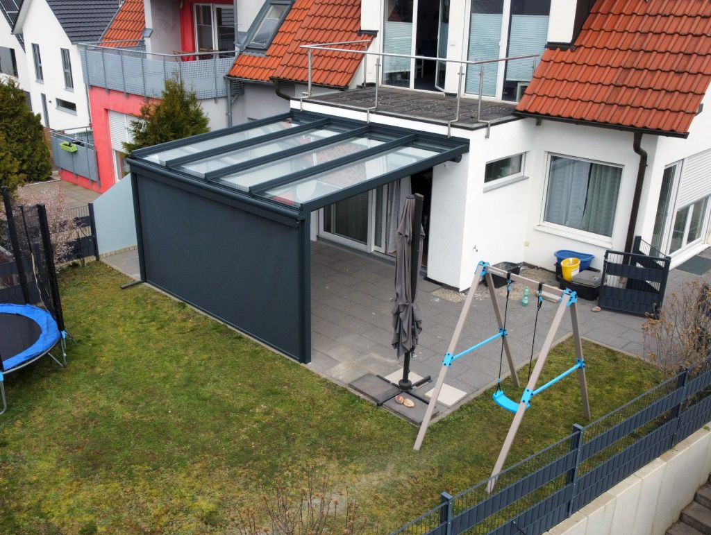 Das Terrassendach in Cleebronn