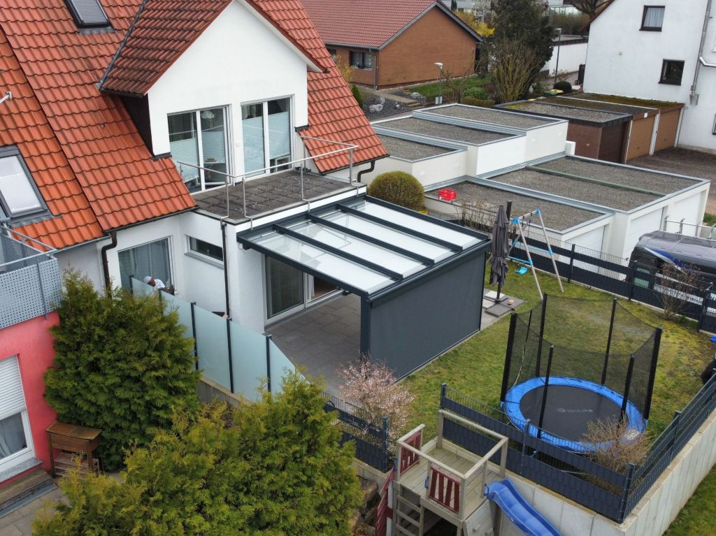 Das Terrassendach in Cleebronn