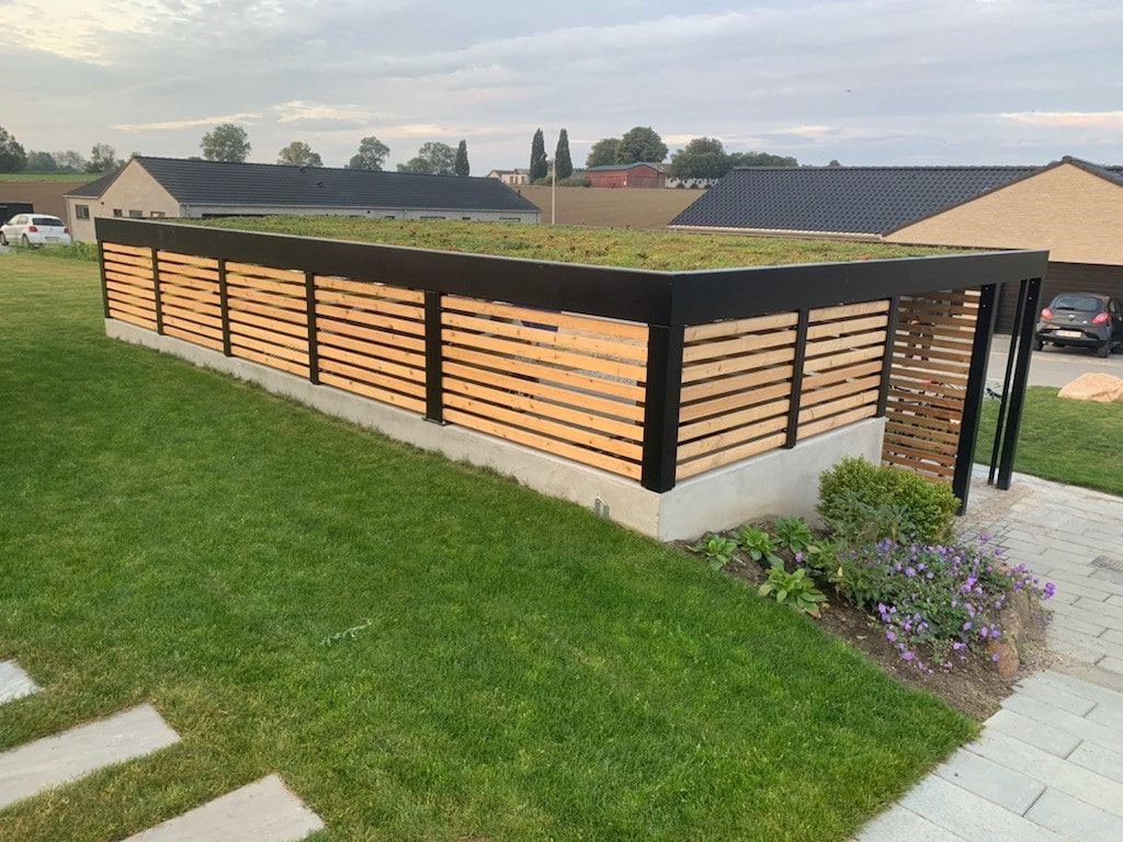Carport mit Dachbegrünung 2 Untergruppenbach