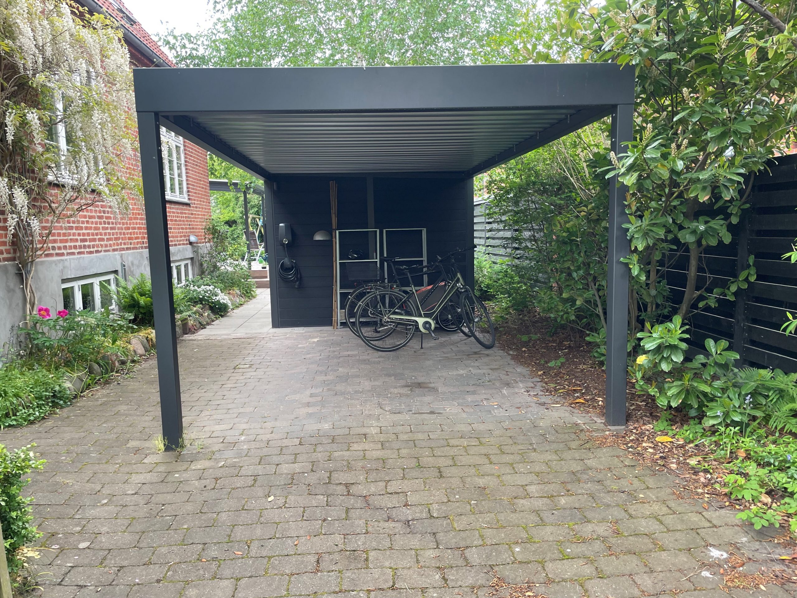 Carport mit Trapetzblech einzel Zaberfeld
