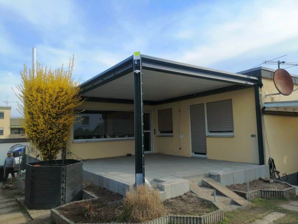 Montage der drehbaren Lamellen