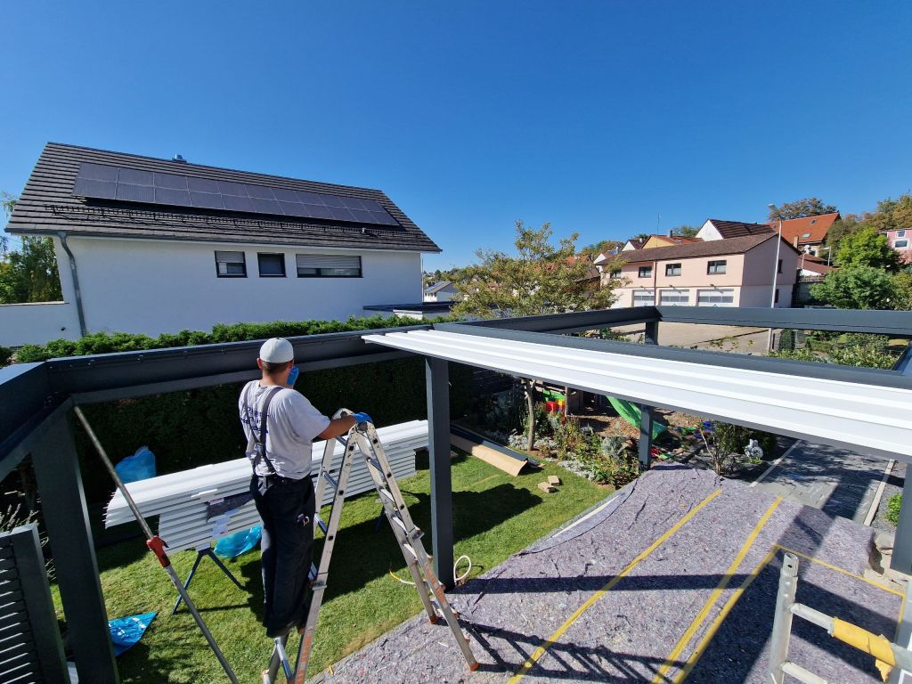 Montage der Lamellen