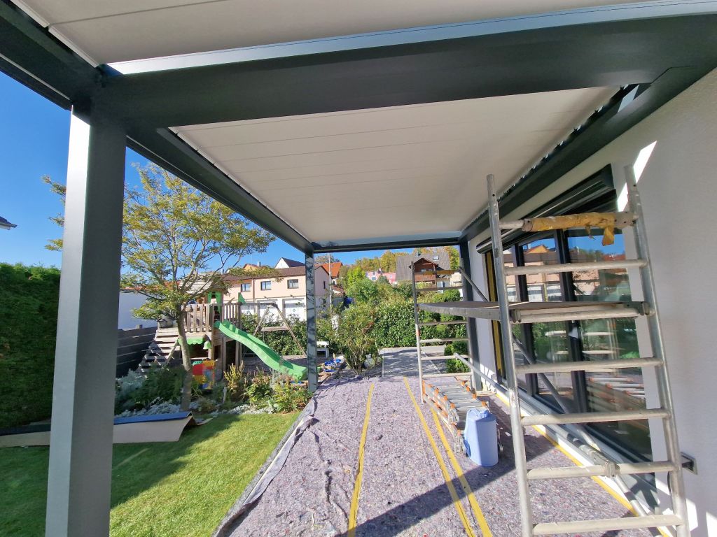 Montage der drehbaren Lamellen