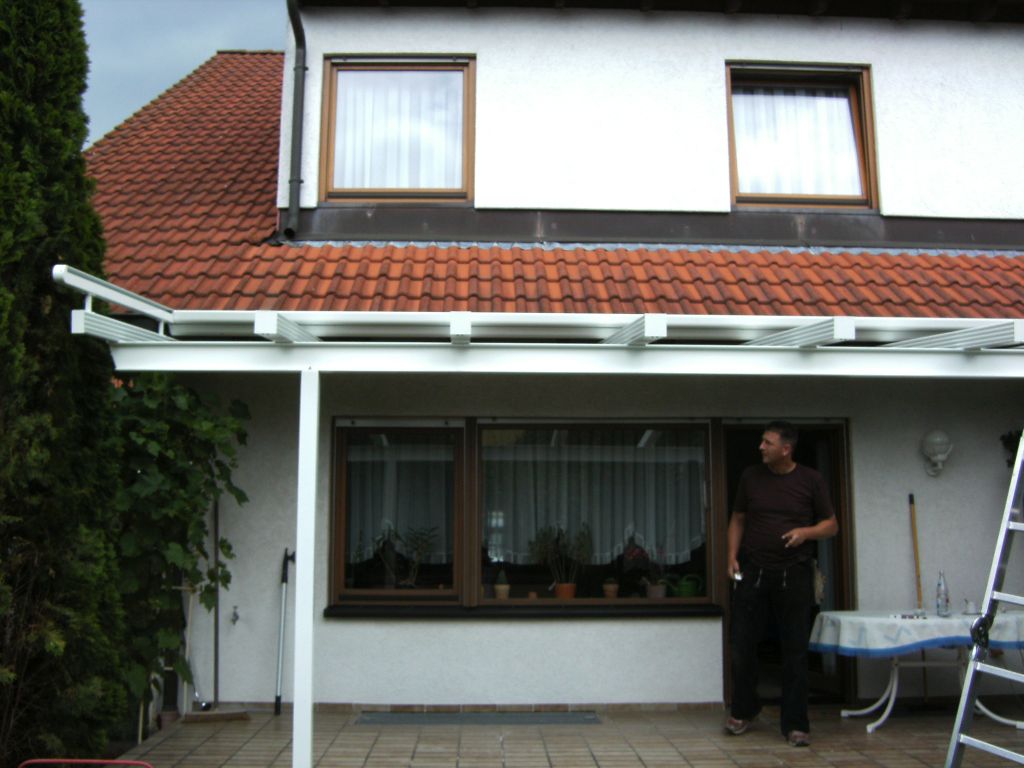 Markisenmontage
