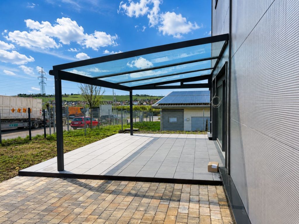 Terrassendach 9x4 Meter