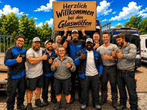 Glaswölfe Team Bild